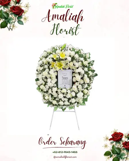 Krans Bunga Duka Airputih